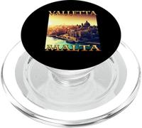 Diseño de Vacaciones en Malta La Valeta PopSockets PopGrip para MagSafe