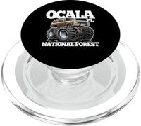 Diseño de vagón Retro Todoterreno 4x4 del National Forest FL de Ocala PopSockets PopGrip para MagSafe