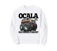 Diseño de vagón Retro Todoterreno 4x4 del National Forest FL de Ocala Sudadera