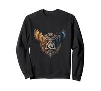 Diseño de Valkyrie Judgement Norse Vikings Mythology Warrior Sudadera