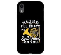 Diseño de válvula de saliva de cuerno francés para trompetistas Carcasa para iPhone XR