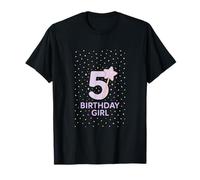 Diseño de Varita mágica para niña de 5º cumpleaños Camiseta