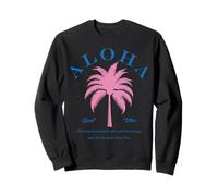 Diseño de Verano Aloha Good Vibes Positive Energy Palmtree Sudadera