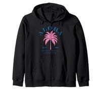 Diseño de Verano Aloha Good Vibes Positive Energy Palmtree Sudadera con Capucha