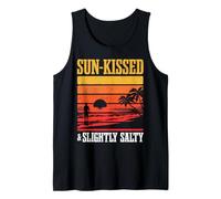 Diseño de Verano besado por el Sol para Vacaciones en la Playa Camiseta sin Mangas