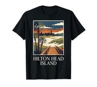 Diseño de Viaje costero de Carolina del Sur de Hilton Head Island Camiseta