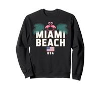 Diseño de Viajes urbanos con Palmeras en Miami Beach Sudadera