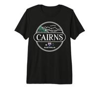 Diseño de Viajes y Aventuras por la Ciudad de Cairns, Australia Camiseta Premium