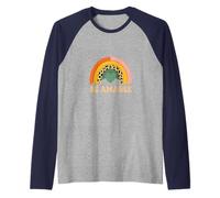 Diseño de Vida del Profesor - Enseñar Amor Inspirar Motivar Educar Camiseta Manga Raglan