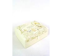 Diseño de Winnie the Pooh, color amarillo y blanco Babys primera memoria caja de recuerdos con cajones para bebés recuerdos