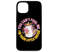 Diseño de You Can't Fool Me Little Sister para hermanos Carcasa para iPhone 13