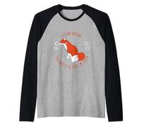 Diseño de Zorro - It's My Nature To Give A Fox Camiseta Manga Raglan