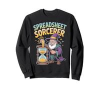 Diseño del Asistente de Datos mágicos Hechicero de Hoja de cálculo Sudadera