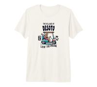 Diseño del Carrito de Golf de la Aldea de DeSoto Camiseta Premium