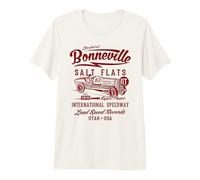 Diseño del Circuito de Carreras de Bonneville Salt Flats Utah Camiseta Premium
