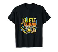 Diseño del Conductor de la Carretilla elevadora de Warehouse Lift Legend Camiseta