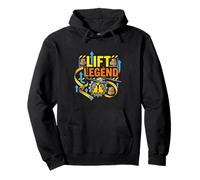 Diseño del Conductor de la Carretilla elevadora de Warehouse Lift Legend Sudadera con Capucha