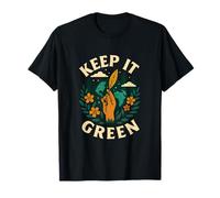 Diseño del Día de la Tierra Keep It Green Camiseta