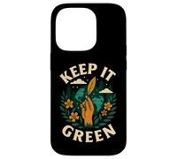 Diseño del Día de la Tierra Keep It Green Carcasa para iPhone 14 Pro
