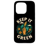 Diseño del Día de la Tierra Keep It Green Carcasa para iPhone 15 Pro