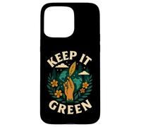 Diseño del Día de la Tierra Keep It Green Carcasa para iPhone 15 Pro Max