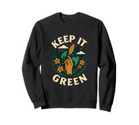 Diseño del Día de la Tierra Keep It Green Sudadera