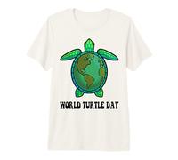 Diseño del Día Mundial de la Vida Silvestre Salvemos a la Tortuga Cool Camiseta Premium