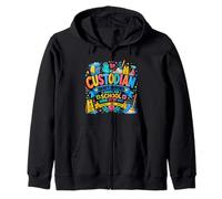 Diseño del Equipo de Apoyo Escolar de Agradecimiento al custodio Sudadera con Capucha