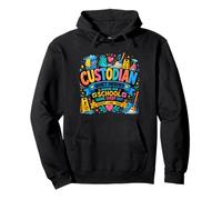 Diseño del Equipo de Apoyo Escolar de Agradecimiento al custodio Sudadera con Capucha
