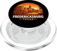 Diseño del Horizonte del Atardecer en Fredericksburg, Texas PopSockets PopGrip para MagSafe