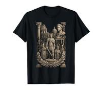 Diseño del Imperio Romano con Soldados Coliseo Julio César Camiseta