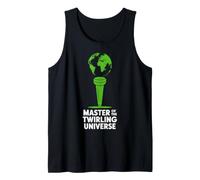 Diseño del Maestro del Universo Giratorio - Baton Twirling Camiseta sin Mangas