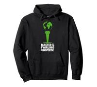 Diseño del Maestro del Universo Giratorio - Baton Twirling Sudadera con Capucha