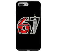 Diseño del número 67 del Big Ben de Londres del autobús Rojo Carcasa para iPhone 7 Plus/8 Plus