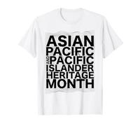 Diseño del Orgullo de la Cultura del Patrimonio asiático de Las Islas Camiseta