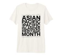 Diseño del Orgullo de la Cultura del Patrimonio asiático de Las Islas Camiseta Premium