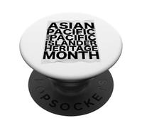 Diseño del Orgullo de la Cultura del Patrimonio asiático de Las Islas PopSockets PopGrip Adhesivo