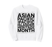 Diseño del Orgullo de la Cultura del Patrimonio asiático de Las Islas Sudadera