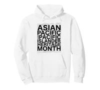 Diseño del Orgullo de la Cultura del Patrimonio asiático de Las Islas Sudadera con Capucha