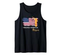 Diseño del Orgullo misionero de la misión de Virginia Norfolk Camiseta sin Mangas