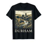 Diseño del Paisaje del río de la Catedral de Durham Inglaterra Camiseta