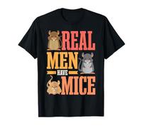 Diseño del Propietario del ratón Los Hombres Reales Tienen Ratones Camiseta