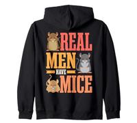 Diseño del Propietario del ratón Los Hombres Reales Tienen Ratones Sudadera con Capucha