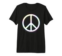 Diseño del símbolo Rainbow Peace Sign Pride LGBTQ Love Equality Camiseta Premium