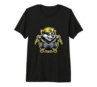 Diseño del Túnel De Carbón Miner Badger Camiseta Premium