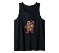 Diseño del Túnel De Carbón Miner Badger Camiseta sin Mangas