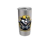Diseño Del Túnel De Carbón Miner Badger Vaso térmico de acero inoxidable de doble pared