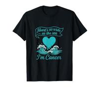 Diseño del zodiaco del corazón tan ancho como el cáncer de mar Camiseta