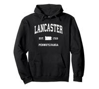 Diseño Deportivo atlético Vintage de Lancaster Pennsylvania PA Sudadera con Capucha
