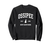 Diseño deportivo atlético vintage de Ossipee New Hampshire NH Sudadera